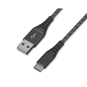 アイリスオーヤマ 高耐久USB-Cケーブル 2m ブラック ICAC-C20-B