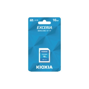 KIOXIA 【生産完了品】SDHCメモリーカード UHS-I 16GB EXCERIA SDHCメモリーカード UHS-I 16GB EXCERIA KCB-SD016GA