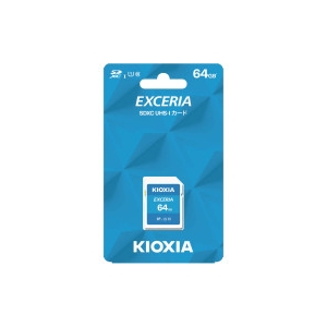 KIOXIA SDXCメモリーカード UHS-I 64GB EXCERIA SDXCメモリーカード UHS-I 64GB EXCERIA KCB-SD064GA
