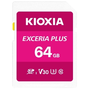KIOXIA EXCERIA PLUS SDHCカード 64GB CLASS10 KSDH-A064G
