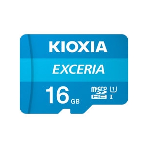 KIOXIA microSDHCメモリーカード UHS-I 16GB EXCERIA KCB-MC016GA