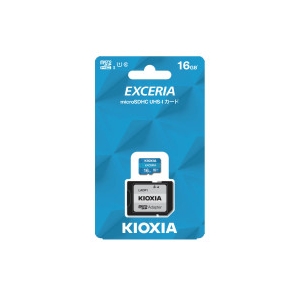 KIOXIA 【生産完了品】microSDHCメモリーカード UHS-I 16GB EXCERIA microSDHCメモリーカード UHS-I 16GB EXCERIA KCB-MC016GA 画像2