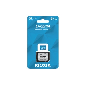 KIOXIA microSDHCメモリーカード UHS-I 64GB EXCERIA microSDHCメモリーカード UHS-I 64GB EXCERIA KCB-MC064GA 画像2