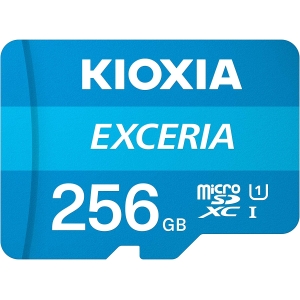 KIOXIA microSDHCメモリーカード UHS-I 256GB EXCERIA microSDHCメモリーカード UHS-I 256GB EXCERIA KCB-MC256GA
