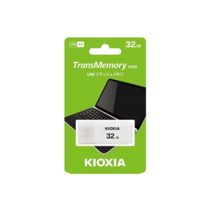 KIOXIA USBフラッシュメモリ USB2.0 32GB ホワイト U202 USBフラッシュメモリ USB2.0 32GB ホワイト U202 KUC-2A032GW 画像2