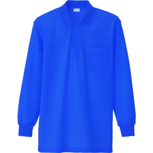 アイトス 長袖ポロシャツ(男女兼用) ロイヤルブルー S 長袖ポロシャツ(男女兼用) ロイヤルブルー S AZ860020S