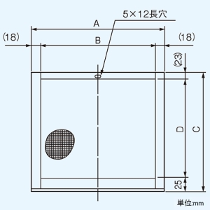 東芝 防虫網 業務用・有圧換気扇用ウェザーカバー用 ステンレス製 25cm用ウェザーカバー用 産業用換気扇別売部品 防虫網 業務用・有圧換気扇用ウェザーカバー用 ステンレス製 25cm用ウェザーカバー用 産業用換気扇別売部品 CN-25SPM 画像3