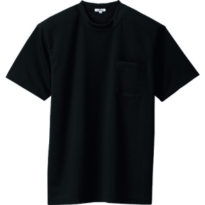 アイトス 吸汗速乾(クールコンフォート)半袖Tシャツ(ポケット付)(男女兼用) ブラック SS 吸汗速乾(クールコンフォート)半袖Tシャツ(ポケット付)(男女兼用) ブラック SS AZ10576010SS