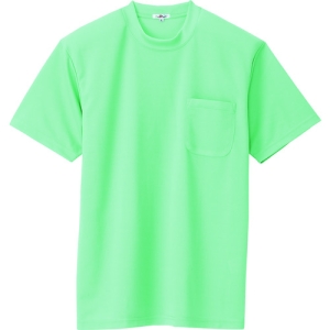 アイトス 吸汗速乾(クールコンフォート)半袖Tシャツ(ポケット付)(男女兼用) ミントグリーン 3L AZ105760053L