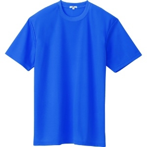 アイトス 吸汗速乾クールコンフォート 半袖Tシャツ男女兼用 ロイヤルブルー S AZ10574006S