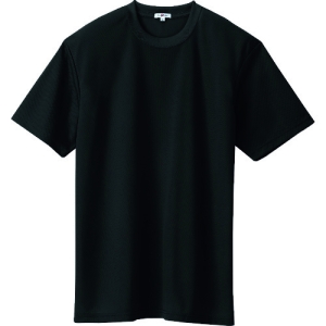アイトス 吸汗速乾(クールコンフォート)半袖Tシャツ(ポケット無し)(男女兼用) ブラック SS AZ10574010SS