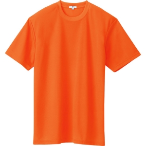 アイトス 吸汗速乾(クールコンフォート)半袖Tシャツ(ポケット無し)(男女兼用) オレンジ L 吸汗速乾(クールコンフォート)半袖Tシャツ(ポケット無し)(男女兼用) オレンジ L AZ10574063L