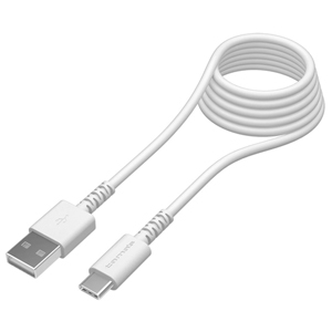 多摩電子工業 ロングライフケーブル USB-A-Type-C 急速充電対応 ケーブル長2m ホワイト TH223CA20W