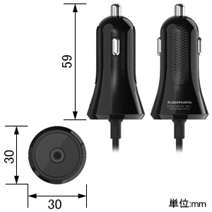 多摩電子工業 カーチャージャー ライトニングケーブル直結タイプ PD対応 超急速充電タイプ 出力自動切替 最大出力18W ケーブル長1.5m カーチャージャー ライトニングケーブル直結タイプ PD対応 超急速充電タイプ 出力自動切替 最大出力18W ケーブル長1.5m TKP124LCK 画像2