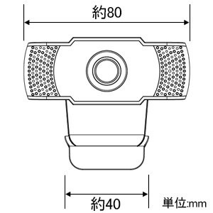 多摩電子工業 WEBカメラ ワイドスクリーンフルHD対応 200万画素 フレキシブルスタンドタイプ マイク付 WEBカメラ ワイドスクリーンフルHD対応 200万画素 フレキシブルスタンドタイプ マイク付 TSK93K 画像2