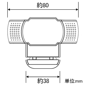 多摩電子工業 【生産完了品】WEBカメラ ワイドスクリーンHD対応 100万画素 フレキシブルスタンドタイプ マイク付 WEBカメラ ワイドスクリーンHD対応 100万画素 フレキシブルスタンドタイプ マイク付 TSK94K 画像2
