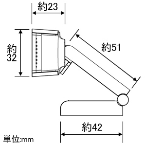 多摩電子工業 【生産完了品】WEBカメラ ワイドスクリーンHD対応 100万画素 フレキシブルスタンドタイプ マイク付 WEBカメラ ワイドスクリーンHD対応 100万画素 フレキシブルスタンドタイプ マイク付 TSK94K 画像3