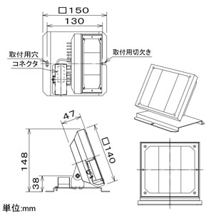 DAIKO 【生産完了品】LEDスポットライト 《Shoku》 床付専用 LZ4C FHT42W×2灯相当 白色 ホワイト LEDスポットライト 《Shoku》 床付専用 LZ4C FHT42W×2灯相当 白色 ホワイト LZY-93203NWB 画像2