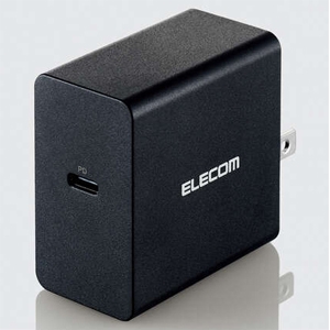ELECOM AC充電器 PD対応 超高速充電タイプ 最大出力45W Type-C×1ポート GaN採用 AC充電器 PD対応 超高速充電タイプ 最大出力45W Type-C×1ポート GaN採用 ACDC-PD0745BK