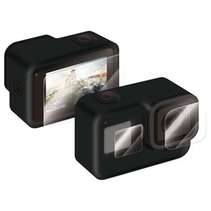 ELECOM アクションカメラ用保護ガラスフィルム 強化ガラスフィルム スタンダードタイプ GoPro HERO8 Black用 AC-GP8BFLGG