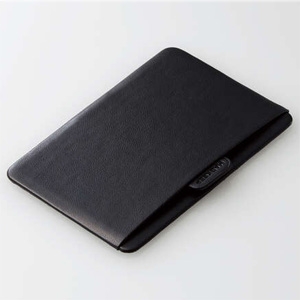 ELECOM 【生産完了品】カードポケット ≪MAGKEEP≫ 1枚収納タイプ iPhone12シリーズ用 ソフトレザー ブラック AMS-BP01BK