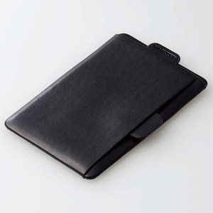 ELECOM 【生産完了品】カードポケット ≪MAGKEEP≫ 2枚収納タイプ iPhone12シリーズ用 ソフトレザー ブラック AMS-BP02BK
