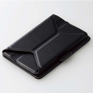 ELECOM 【生産完了品】カードポケット ≪MAGKEEP≫ 1枚収納・スタンドタイプ iPhone12シリーズ用 ソフトレザー ブラック AMS-BPDSBK