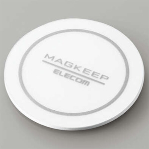 ELECOM 【生産完了品】マグネットステッカー ≪MAGKEEP≫ iPhone12シリーズ用 ホワイト AMS-DSSTWH