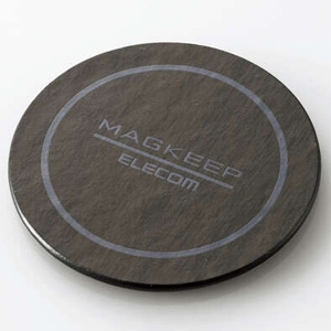 ELECOM 【生産完了品】マグネットステッカー ≪MAGKEEP≫ iPhone12シリーズ用 木目調 ブラック AMS-DSSTWBK