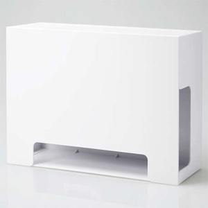 ELECOM 【生産完了品】テレビ裏収納ボックス VESA規格対応 耐荷重2.4kg ホワイト AVD-TVRBOX01WH