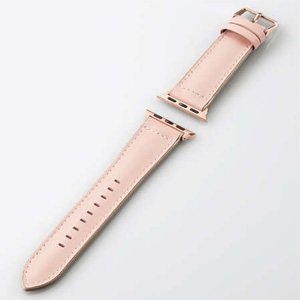 ELECOM ハイブリッドレザーバンド Apple Watch(40・38mm)用 バンドサイズ135〜185mm ピンク ハイブリッドレザーバンド Apple Watch(40・38mm)用 バンドサイズ135〜185mm ピンク AW-40BDLHVPN