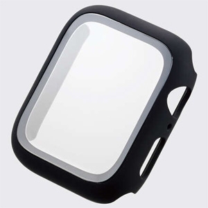 ELECOM フルカバーケース プレミアムガラス Apple Watch SE・6・5・4(44mm)用 フルカバーケース プレミアムガラス Apple Watch SE・6・5・4(44mm)用 AW-44CSPCGBK