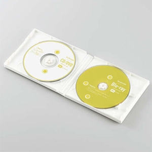 ELECOM マルチ対応レンズクリーナー Blu-ray・CD・DVD用 乾式 2枚組 オートクリーニング方式 LEVEL1 実写映像付 CK-BRP1