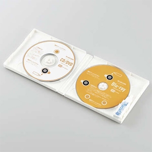 ELECOM マルチ対応レンズクリーナー Blu-ray・CD・DVD用 湿式 2枚組 オートクリーニング方式 LEVEL2 実写映像付 CK-BRP2