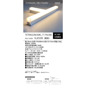 GLORY TETRAGON 3000K T1ガタ TETRAGON 3000K T1ガタ TETRAGON3000K_T-1 画像2