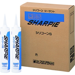 シャープ化学 シーリング剤 シャーピー シリコーンS グレー 330ml 20本入り SHARPIE-S-C-G_set
