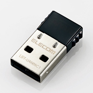 ELECOM Bluetooth&reg;USBアダプター Class1対応 2種・26種類対応 最大通信距離100m LBT-UAN05C1