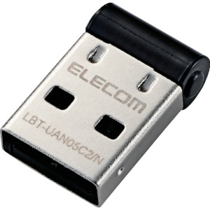 ELECOM Bluetooth&reg;USBアダプター Class2対応 2種・26種類対応 最大通信距離10m LBT-UAN05C2/N