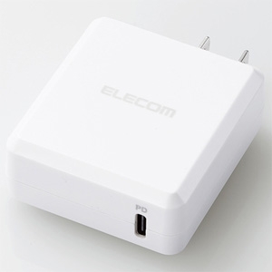 ELECOM 【限定特価】AC充電器 PD対応 超高速充電タイプ 最大出力18W Type-C×1ポート ホワイト MPA-ACCP06WH