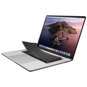 ELECOM シリコンキーボードカバー Macbook用 MacBook Pro 16インチ・ 13インチ用 ブラック PKS-MBP16BK