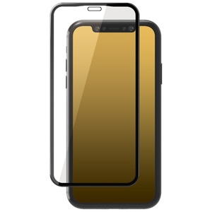 ELECOM フレーム付強化ガラスフィルム フルカバータイプ iPhone11 Pro・XS・X用 スタンダードタイプ PM-A19BFLGFRBK