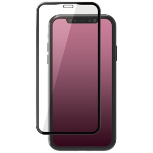 ELECOM フレーム付強化ガラスフィルム フルカバータイプ iPhone11・XR用 スタンダードタイプ PM-A19CFLGFRBK