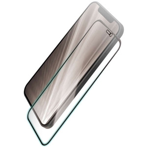 ELECOM 液晶保護ガラスフィルム 極薄硬質フレーム付 フルカバータイプ iPhone 12 mini用 ブルーライトカットタイプ 高光沢タイプ PM-A20AFLGFGBL
