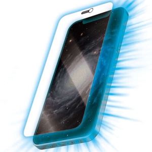 ELECOM ストロングガラスフィルム フルカバータイプ 超強靱加工 iPhone12・iPhone12 Pro用 ブルーライトカットタイプ 高光沢タイプ PM-A20BFLGTBL