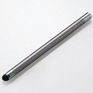ELECOM タッチペン ≪AL.STYLUS≫ 超感度タイプ 導電繊維タイプ ペン先約6mm P-TPA02GY