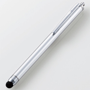 ELECOM タッチペン 超感度タイプ ペン先約6mm シルバー タッチペン 超感度タイプ ペン先約6mm シルバー P-TPC02SV