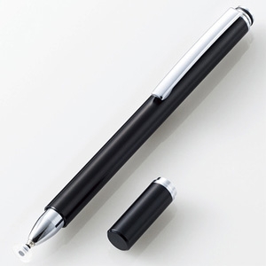 ELECOM タッチペン ディスクタイプ ペン先約7mm マグネットキャップ付 ブラック タッチペン ディスクタイプ ペン先約7mm マグネットキャップ付 ブラック P-TPD02BK