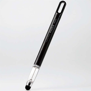 ELECOM ゲーミングタッチペン パズルゲーム専用 超感度タイプ ペン先約6mm ブラック P-TPGCPZBK