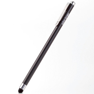 ELECOM 【生産完了品】スリムタッチペン 超感度タイプ 細ペン軸タイプ ペン先約5.5mm P-TPSLIMCBK
