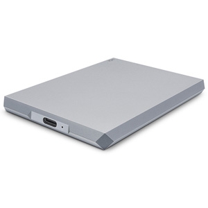 ELECOM 【生産完了品】LaCie Mobile Drive SpaceGray 外付けHDD Type-C×1ポート 2TB STHG2000402